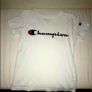 White champion T-shirt